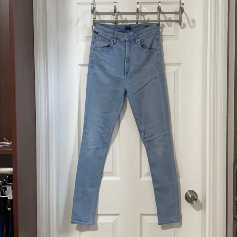 Uber High Rise Citizens of Humanity light jeans